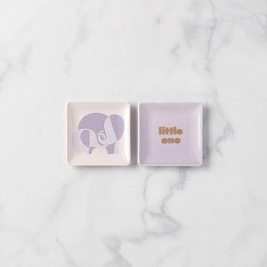 Kate Spade New York Sweet Talk 2-Piece Mini Jewelry Tray Set Little One Elephant